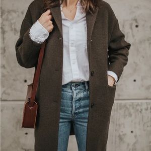 Everlane Cocoon Coat - Peat
